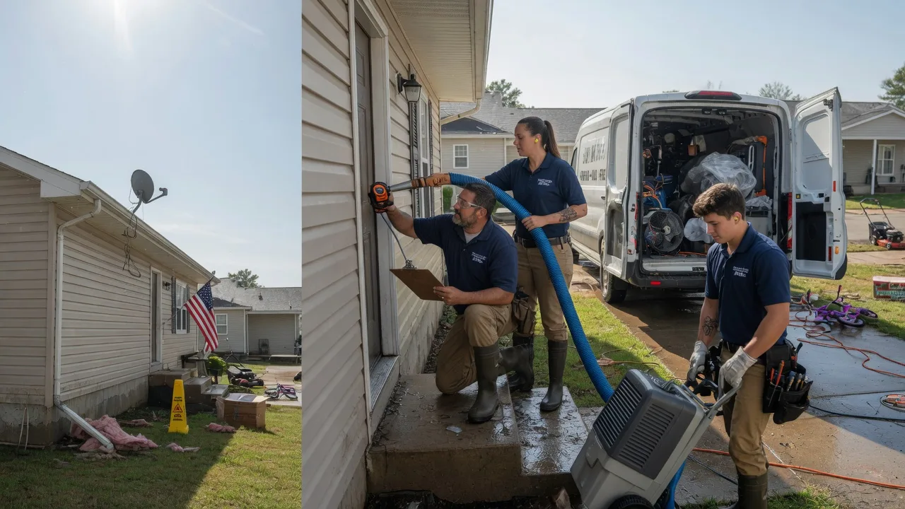 Ceiling Water Damage Restoration in Metairie, LA near me